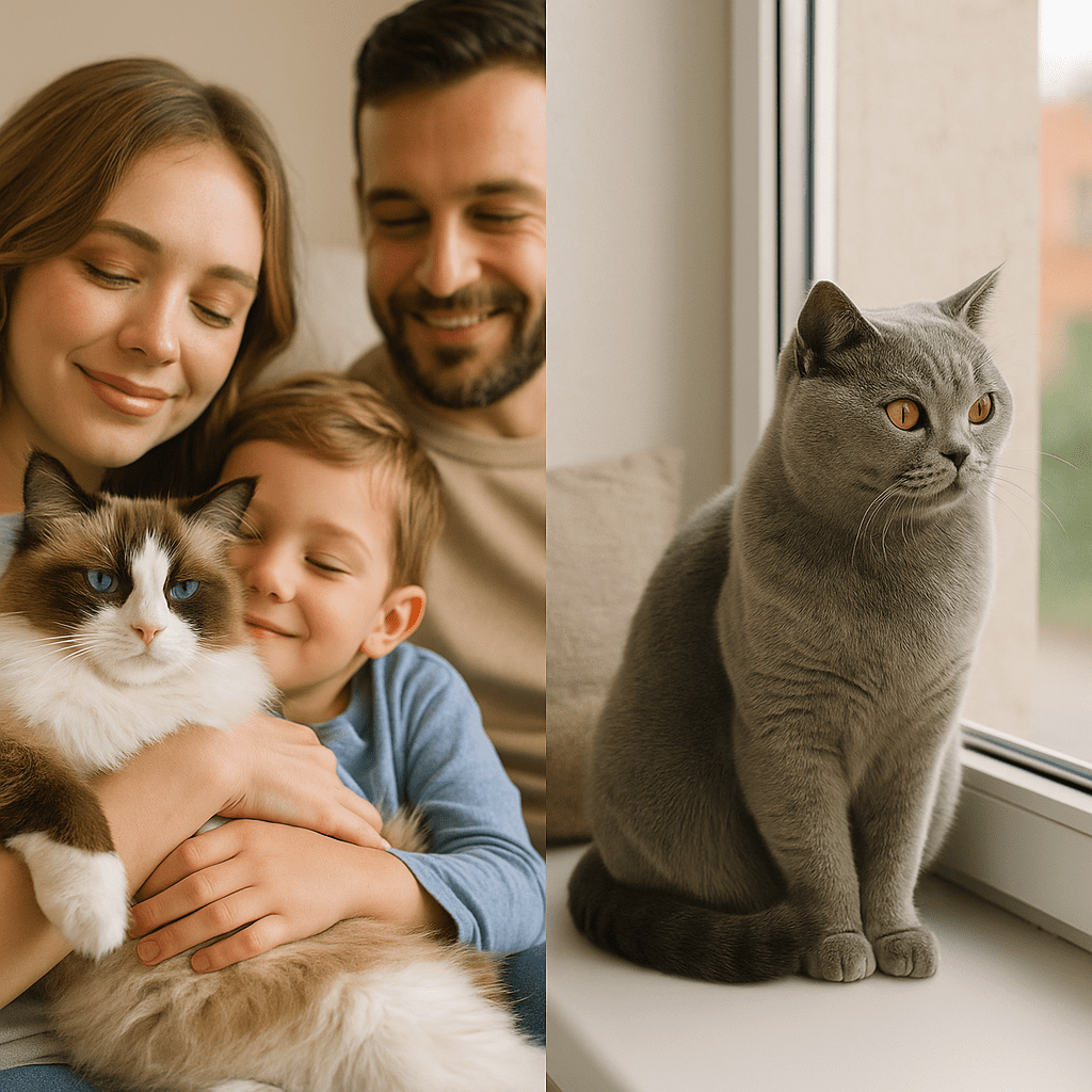 Ragdoll vs British Shorthair