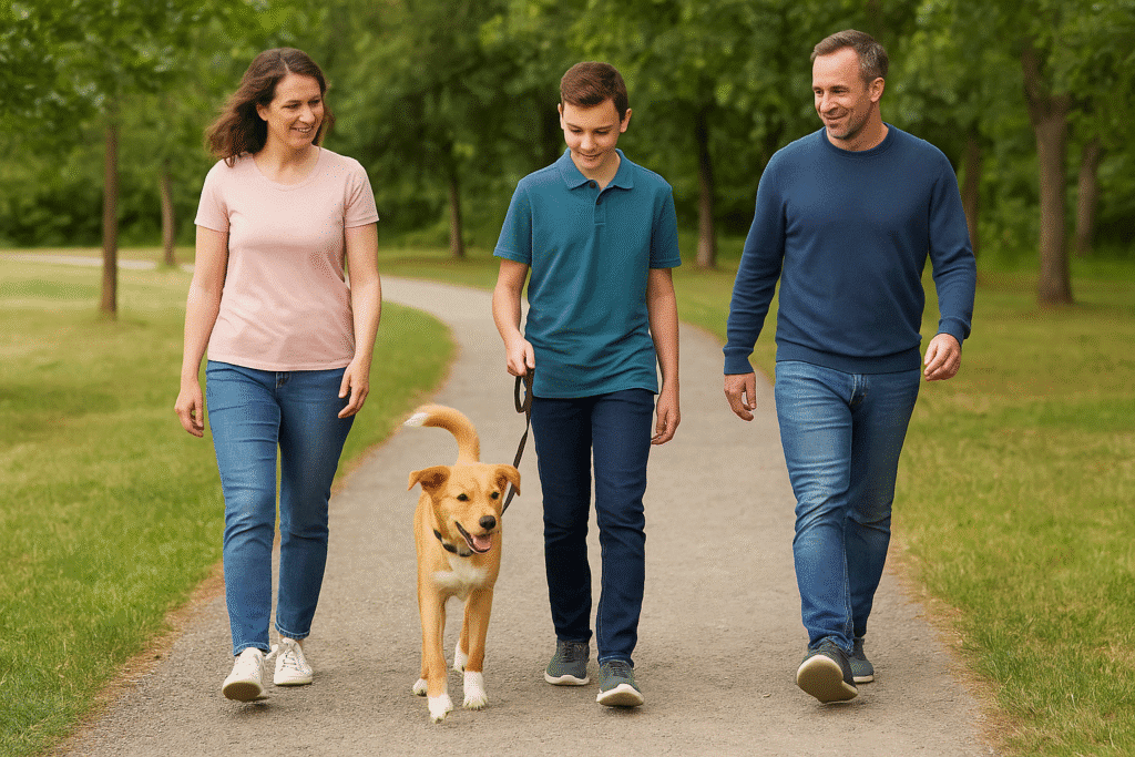train dog to walk on a leash without pulling