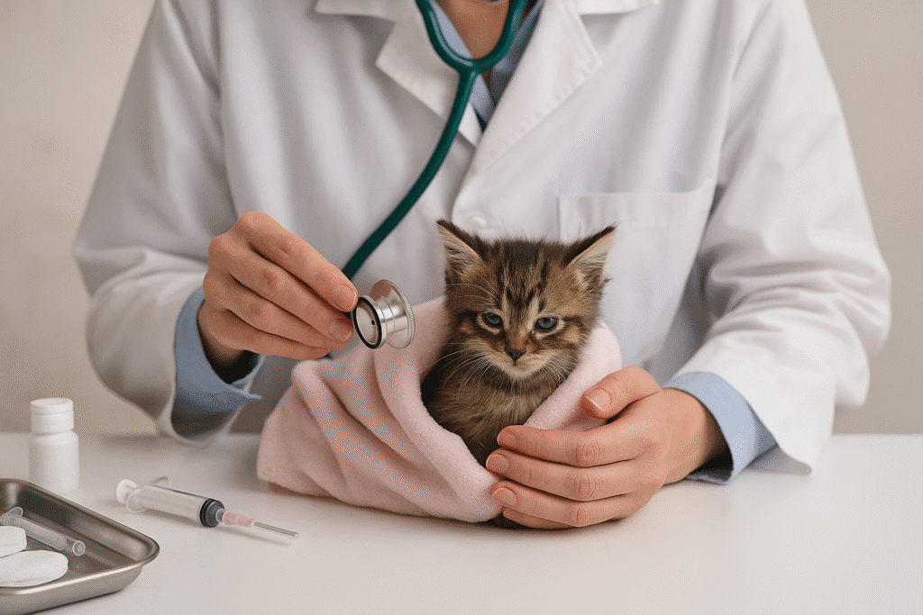 Rescue Kitten Story
Adopted kitten sleeping on child’s lap at home, symbolizing love and forever home.