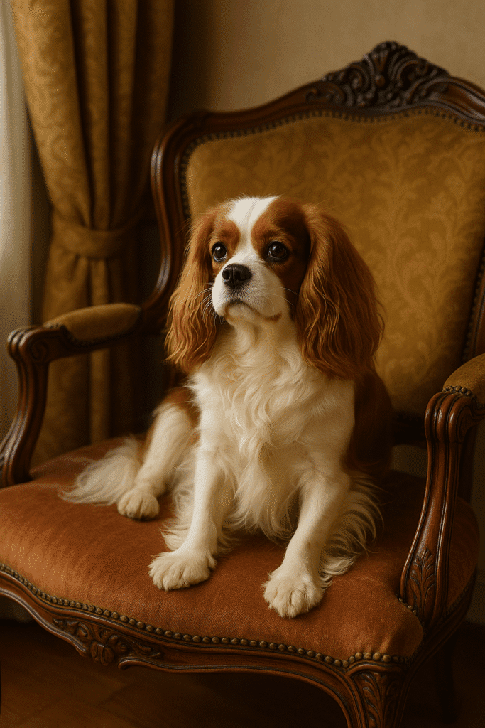 Cavalier King Charles Spaniel Care Guide
Owner training a Cavalier King Charles Spaniel with treats, demonstrating positive reinforcement.